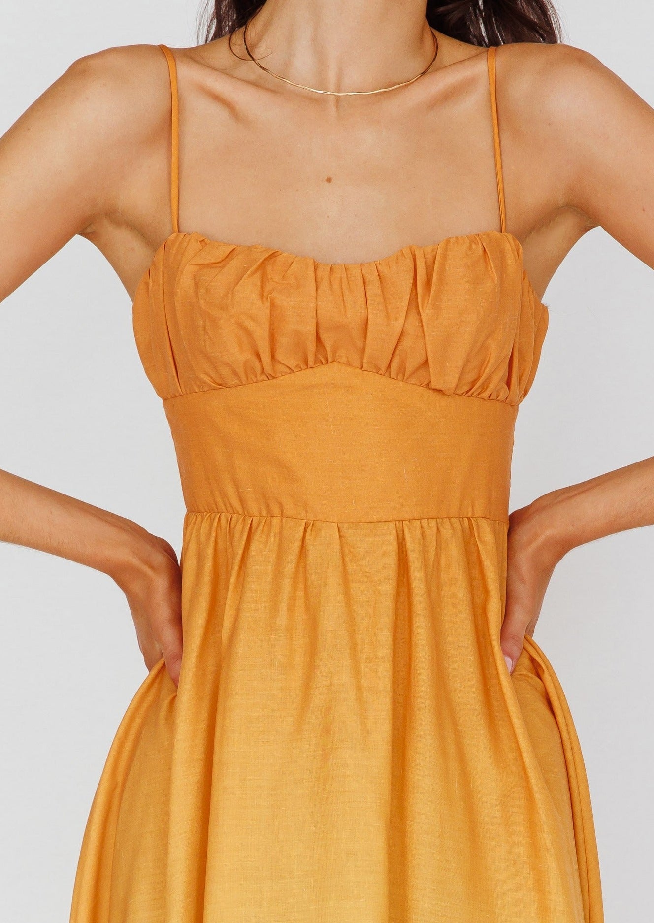 Sunset Ombre Maxi Dress Orange Manning's Sunset Ombre Maxi Dress Orange Manning's